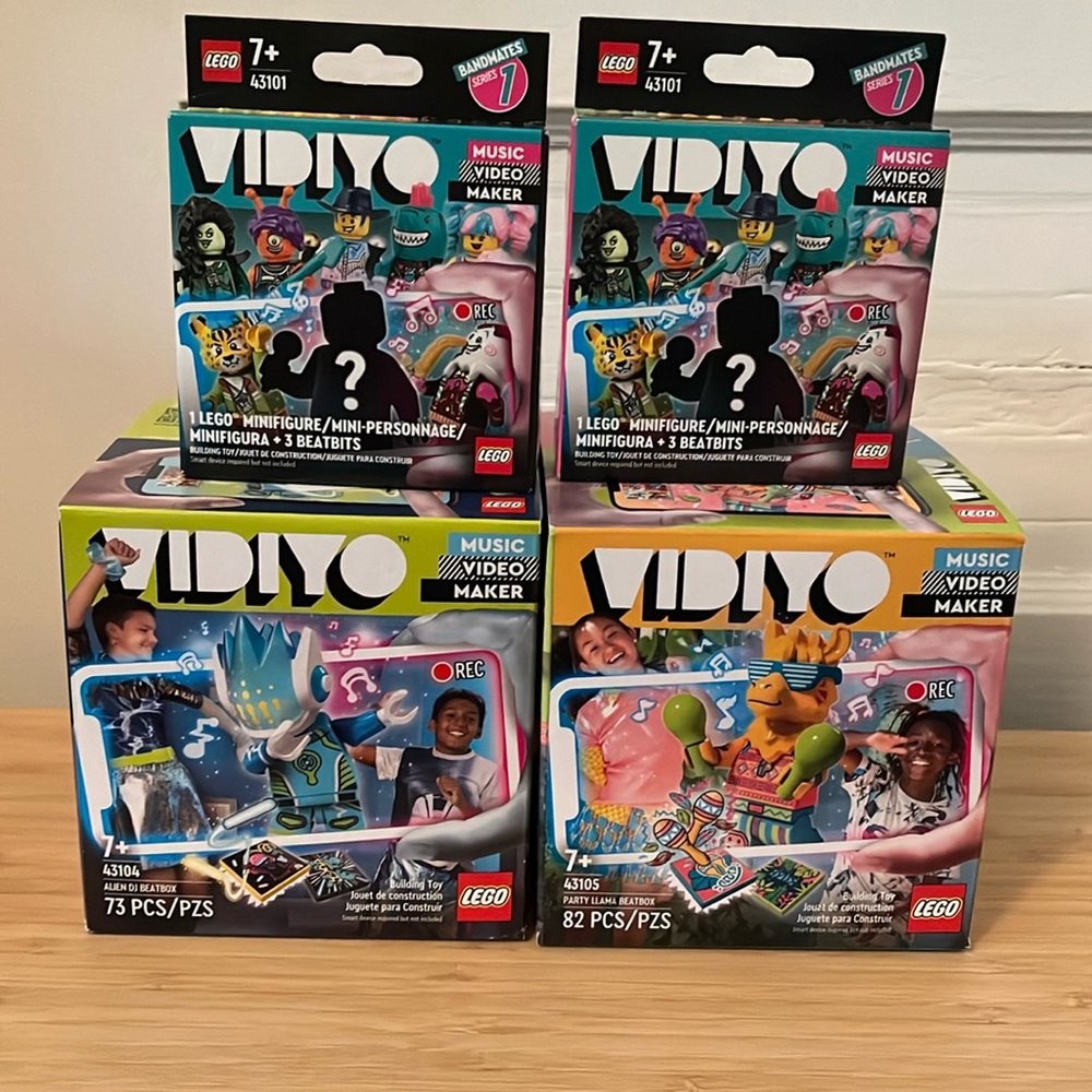 LEGO Vidiyo lot llama alien mini figs